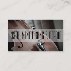 Muziekinstrument Stemmen & Reparatie Muziekinstruc Visitekaartje