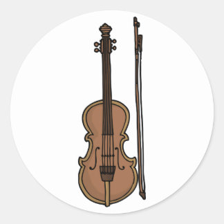 Muziekinstrument Viool Doodle Stickers