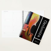 Muziekinstrument Vioolorkest Zwart Wit Planner (Display)
