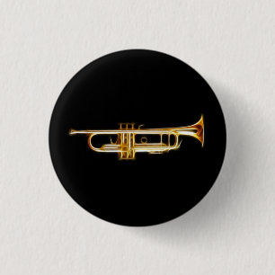 Muziekinstrument voor Trumpet Brass Horn Wind Ronde Button 3,2 Cm