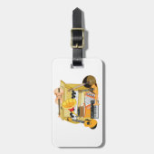 Muziekinstrumenten Bagagelabel (Voorkant verticaal)