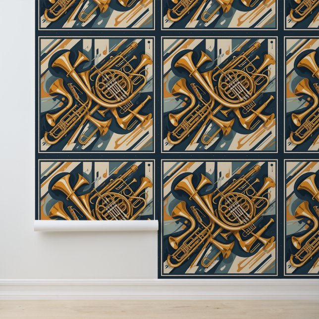 Muziekinstrumenten Behang (Applicatie)