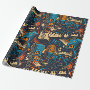 Muziekinstrumenten Cadeaupapier