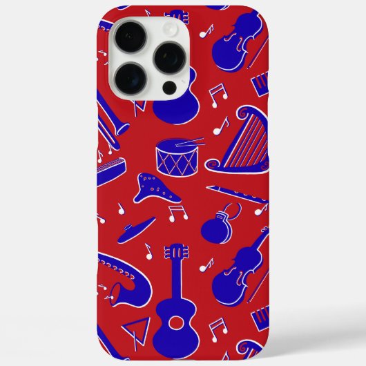 Muziekinstrumenten Case-Mate iPhone Case (Achterkant)