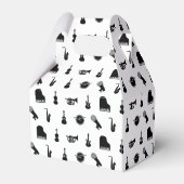 Muziekinstrumenten DOUANEACHTERGRONDKLEUR Bedankdoosjes (Achterkant)