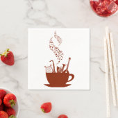 Muziekinstrumenten en servetten (Insitu)