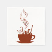 Muziekinstrumenten en servetten (Voorkant)