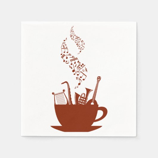 Muziekinstrumenten en servetten (Voorkant)