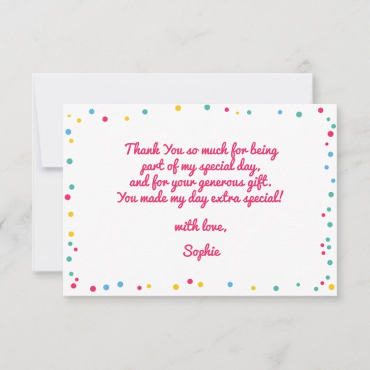 Muziekinstrumenten kinderen verjaardag bedankt (Voorkant)