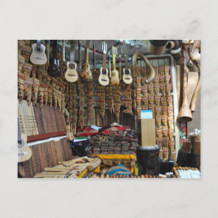 Muziekinstrumenten - Machu Picchu - Perú Briefkaart