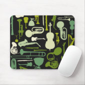 Muziekinstrumenten Muismat (Met muis)