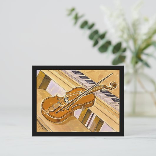 Muziekinstrumenten Overweging of partijinformatie Kaart (Staand voorkant)