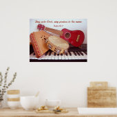 Muziekinstrumenten Poster (Keuken)