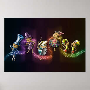 Muziekinstrumenten Poster