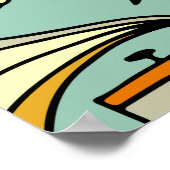 Muziekinstrumenten,  schetspatroon. poster (Hoek)