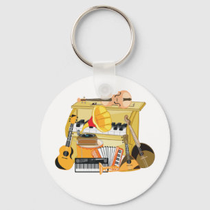 Muziekinstrumenten Sleutelhanger