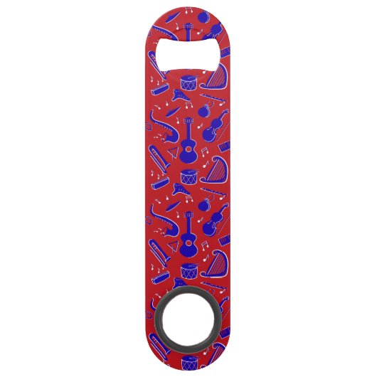 Muziekinstrumenten Speed Flessenopener (Voorkant)