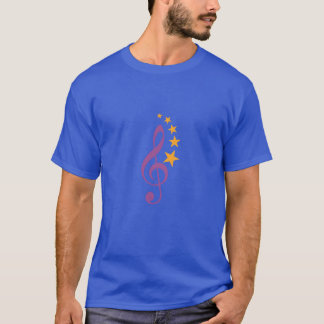 Muziekinstrumenten tekenen vriend t-shirt