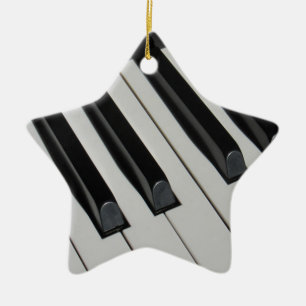Muziekinstrumententoetsenbord Piano Keys Elegant Keramisch Ornament