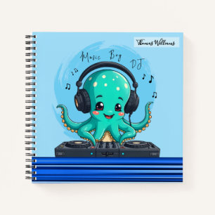 Muziekjongen, Happy Octopus DJ Party Notitieboek