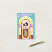  muziekjukebox post-it® notes (Op bureau)