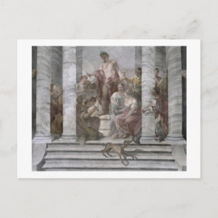 Muziekkamer (fresco) (en detail 60260) briefkaart