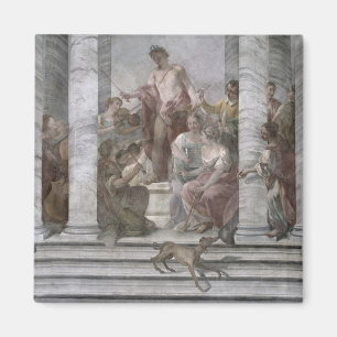 Muziekkamer (fresco) (en detail 60260) magneet