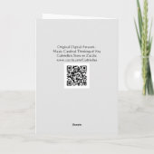 Muziekkardinaal denken van Kaart (Achterkant)