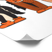  muziekkatten Poster (Hoek)