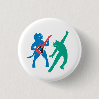 Muziekkatten Ronde Button 3,2 Cm