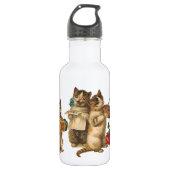 Muziekkatten Waterfles (Voorkant)