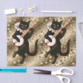  muziekkattenpapier tissuepapier (Craft)