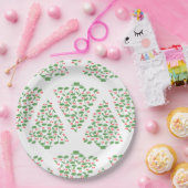 Muziekkerstboom Papieren Bordje (Feest)