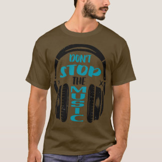 Muziekkoptelefoon DJ Musician Gifts T-shirt