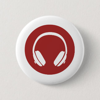 Muziekkoptelefoon Ronde Button 5,7 Cm