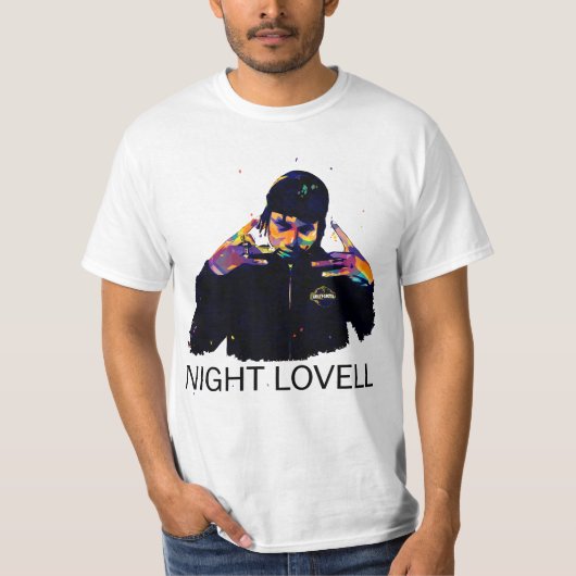 Muziekkunst kleurig t-shirt (Voorkant)