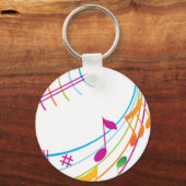 Muziekkunst Sleutelhanger (Voorkant)