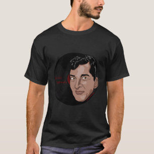Muzieklegende Dean Martin Fan Art Tekening T-shirt