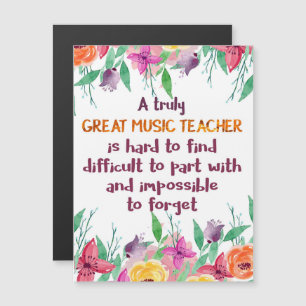 Muziekleraar Classroom Decor Appreciation Gift