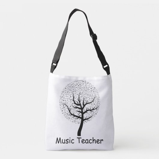 Muziekleraar Crossbody Tas (Achterkant)