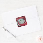 Muziekleraar Dank u voor een heldere weergave Vierkante Sticker (Envelop)