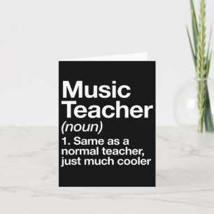 Muziekleraar definitie leuk CK naar school eerste Kaart