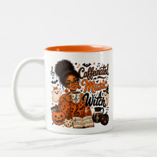 Muziekleraar Gecaffeïneerde Heks Twee-Tons Mok
