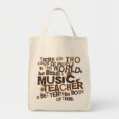 Muziekleraar Gift Tote Bag (Voorkant)