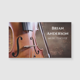 Muziekleraar gitaar tutor zakelijke kaart magneet