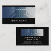 Muziekleraar Guitar Lessons Premium Linen Luxury Visitekaartje (Voorkant / Achterkant)