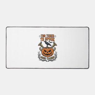 Muziekleraar Halloween Pompoen Graveren Shirt De Bureaumat