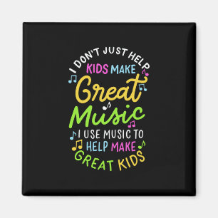 Muziekleraar - Help Kinderen Muziek Cadeau Maken Magneet