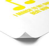 Muziekleraar in ruste Ik marcheer nu naar mijn eig Poster (Hoek)