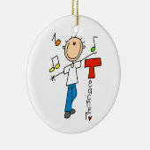 Muziekleraar Keramisch Ornament (Rechts)